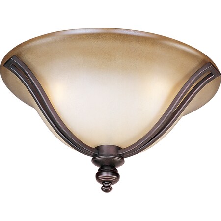 Maxim Lighting Madera 3-Light 16" Wide Oil Rubbed Bronze Flush Mount Light 10169WSOI